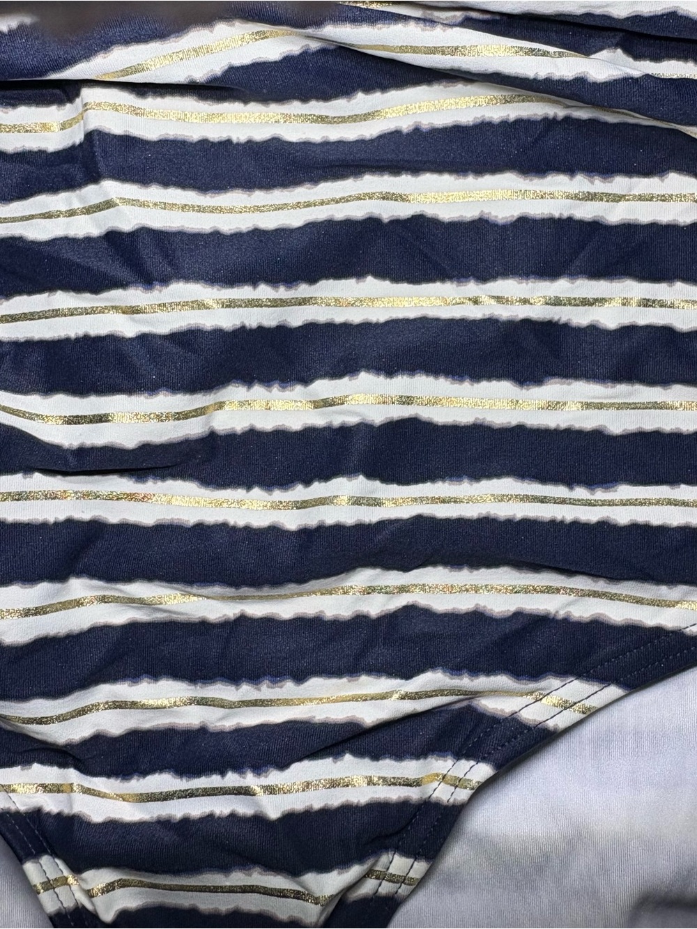 Nip Tuck Swim Blue Stripe One Piece Swimsuit Multiple Sizes NWT - Picture 3 of 8